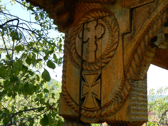 Sculptura in lemn - Detaliu Sf. Cruce